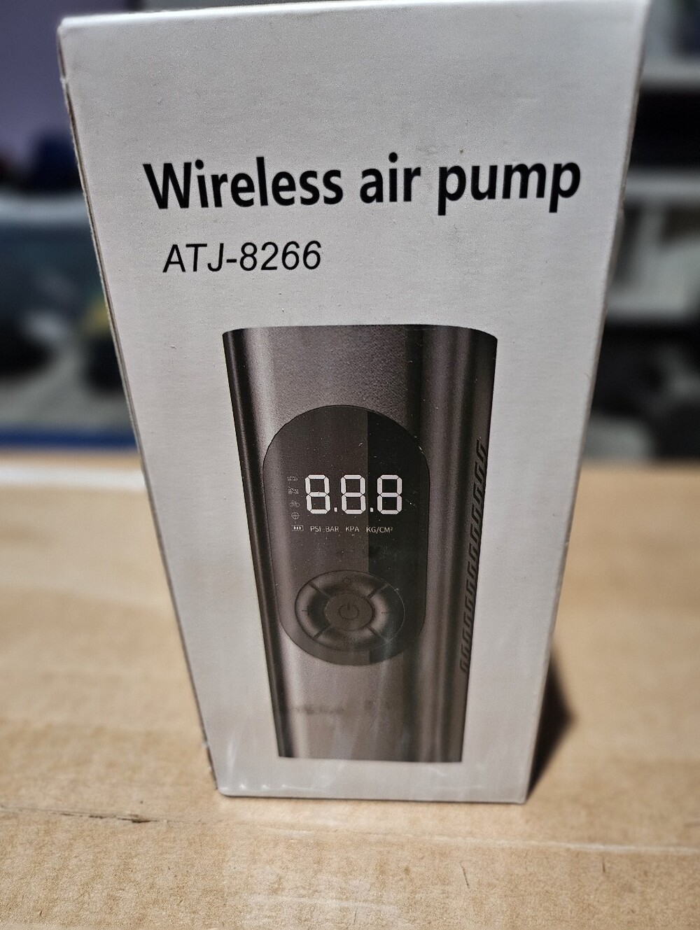 Wireless Air Pump - Black Portable Tire Inflator